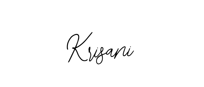 Create a beautiful signature design for name Krisani. With this signature (Bearetta-2O07w) fonts, you can make a handwritten signature for free. Krisani signature style 12 images and pictures png