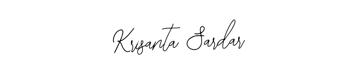 The best way (Bearetta-2O07w) to make a short signature is to pick only two or three words in your name. The name Krisanta Sardar include a total of six letters. For converting this name. Krisanta Sardar signature style 12 images and pictures png