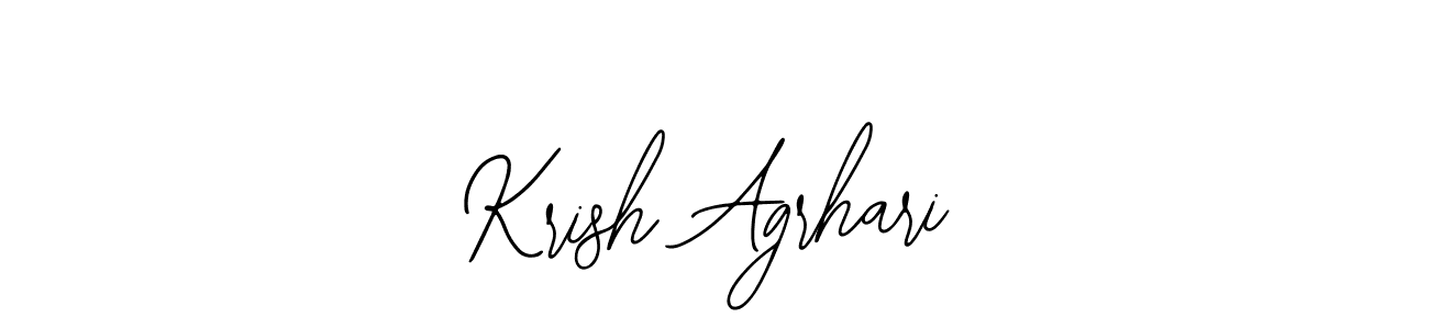 Make a beautiful signature design for name Krish Agrhari. Use this online signature maker to create a handwritten signature for free. Krish Agrhari signature style 12 images and pictures png
