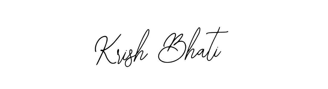 You can use this online signature creator to create a handwritten signature for the name Krish Bhati. This is the best online autograph maker. Krish Bhati signature style 12 images and pictures png