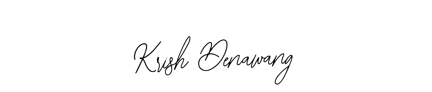 Make a beautiful signature design for name Krish Denawang. Use this online signature maker to create a handwritten signature for free. Krish Denawang signature style 12 images and pictures png