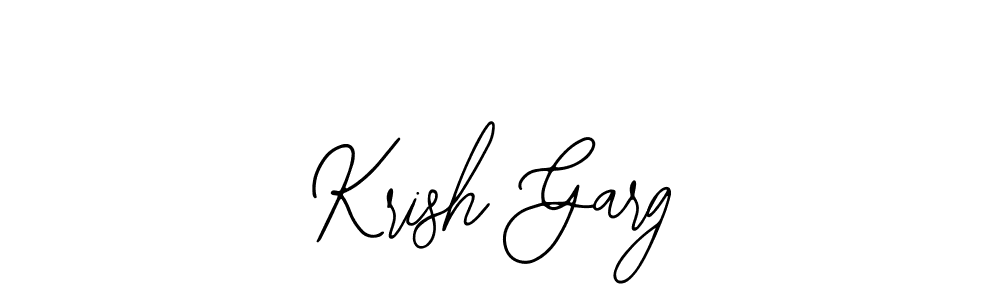 Also You can easily find your signature by using the search form. We will create Krish Garg name handwritten signature images for you free of cost using Bearetta-2O07w sign style. Krish Garg signature style 12 images and pictures png