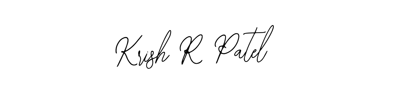 Also we have Krish R Patel name is the best signature style. Create professional handwritten signature collection using Bearetta-2O07w autograph style. Krish R Patel signature style 12 images and pictures png