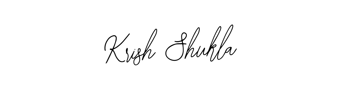 Use a signature maker to create a handwritten signature online. With this signature software, you can design (Bearetta-2O07w) your own signature for name Krish Shukla. Krish Shukla signature style 12 images and pictures png