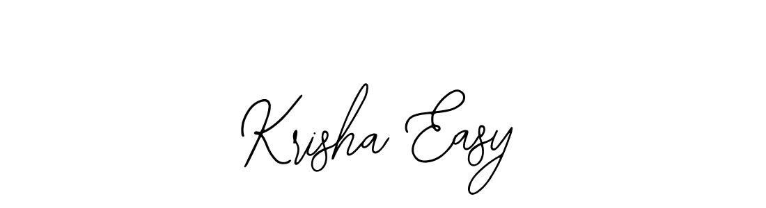 Create a beautiful signature design for name Krisha Easy. With this signature (Bearetta-2O07w) fonts, you can make a handwritten signature for free. Krisha Easy signature style 12 images and pictures png