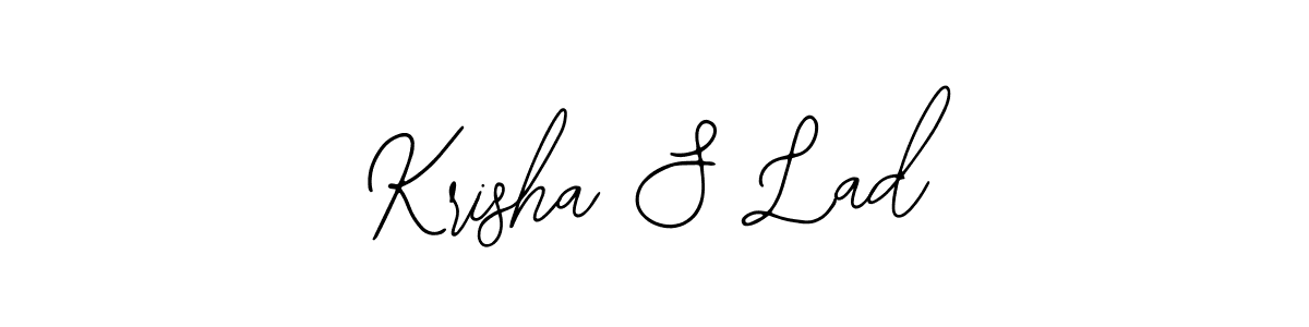 Also You can easily find your signature by using the search form. We will create Krisha S Lad name handwritten signature images for you free of cost using Bearetta-2O07w sign style. Krisha S Lad signature style 12 images and pictures png