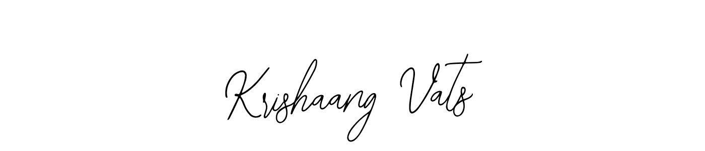 Krishaang Vats stylish signature style. Best Handwritten Sign (Bearetta-2O07w) for my name. Handwritten Signature Collection Ideas for my name Krishaang Vats. Krishaang Vats signature style 12 images and pictures png