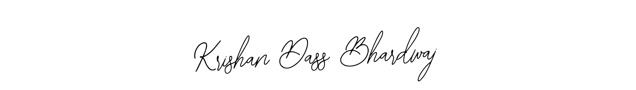 Also we have Krishan Dass Bhardwaj name is the best signature style. Create professional handwritten signature collection using Bearetta-2O07w autograph style. Krishan Dass Bhardwaj signature style 12 images and pictures png