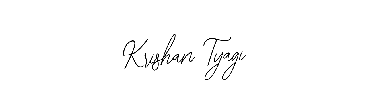 Also You can easily find your signature by using the search form. We will create Krishan Tyagi name handwritten signature images for you free of cost using Bearetta-2O07w sign style. Krishan Tyagi signature style 12 images and pictures png
