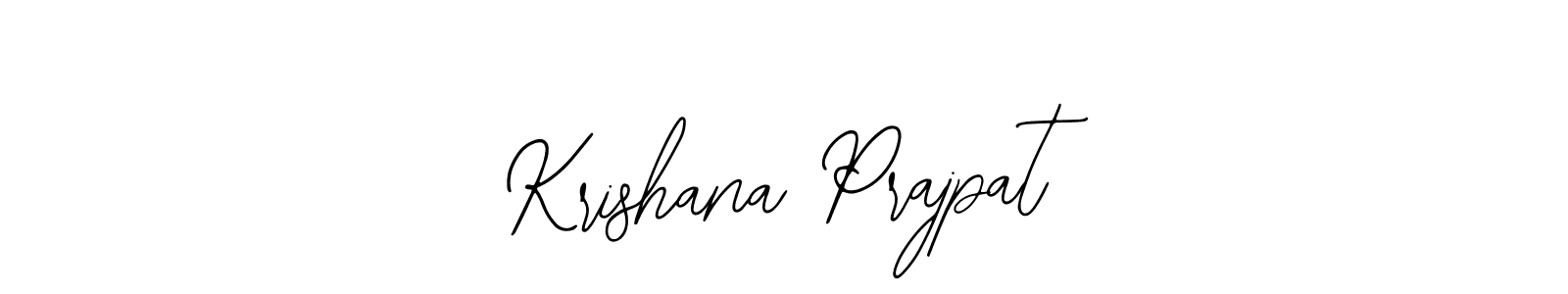 Similarly Bearetta-2O07w is the best handwritten signature design. Signature creator online .You can use it as an online autograph creator for name Krishana Prajpat. Krishana Prajpat signature style 12 images and pictures png