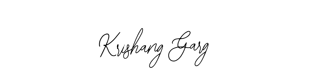 Make a short Krishang Garg signature style. Manage your documents anywhere anytime using Bearetta-2O07w. Create and add eSignatures, submit forms, share and send files easily. Krishang Garg signature style 12 images and pictures png