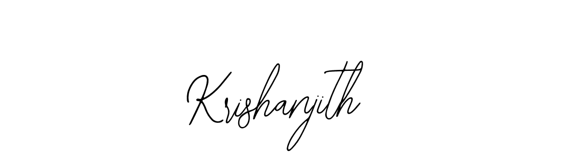 Also we have Krishanjith name is the best signature style. Create professional handwritten signature collection using Bearetta-2O07w autograph style. Krishanjith signature style 12 images and pictures png