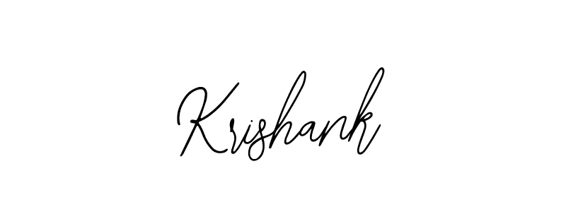 Use a signature maker to create a handwritten signature online. With this signature software, you can design (Bearetta-2O07w) your own signature for name Krishank. Krishank signature style 12 images and pictures png