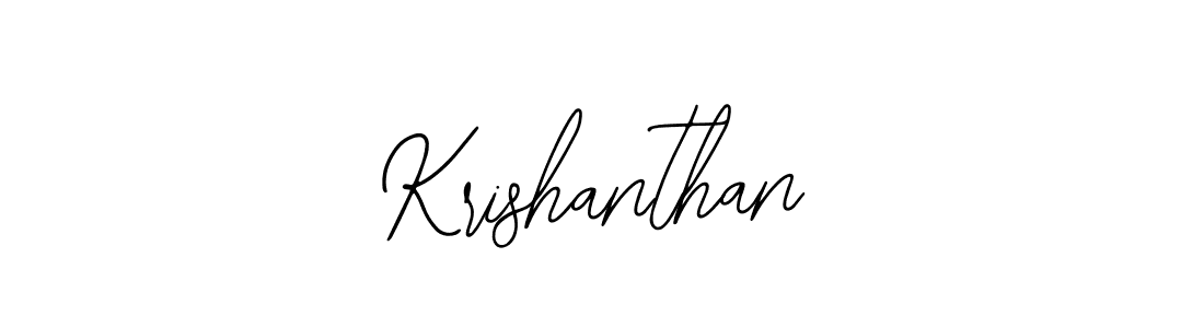 Design your own signature with our free online signature maker. With this signature software, you can create a handwritten (Bearetta-2O07w) signature for name Krishanthan. Krishanthan signature style 12 images and pictures png