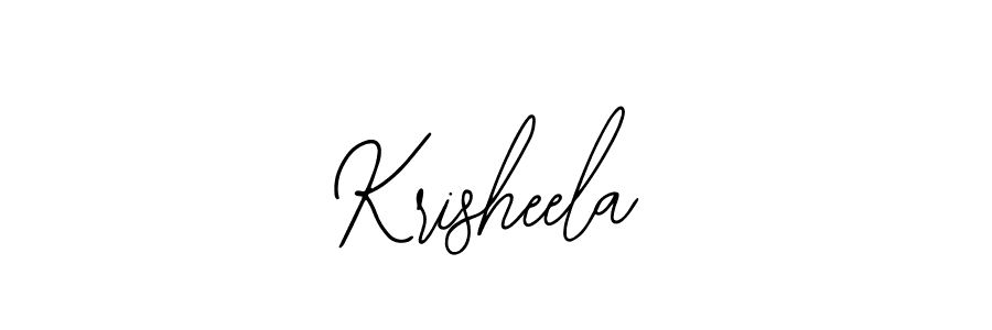 How to make Krisheela signature? Bearetta-2O07w is a professional autograph style. Create handwritten signature for Krisheela name. Krisheela signature style 12 images and pictures png