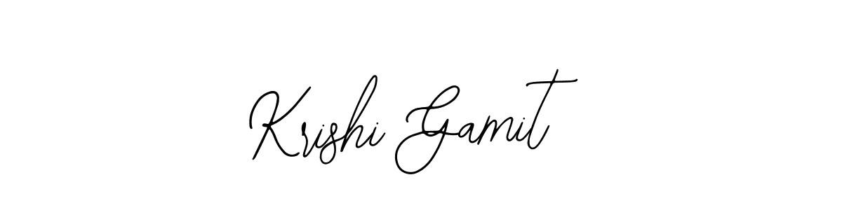 if you are searching for the best signature style for your name Krishi Gamit. so please give up your signature search. here we have designed multiple signature styles  using Bearetta-2O07w. Krishi Gamit signature style 12 images and pictures png