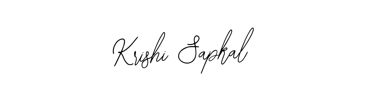 Design your own signature with our free online signature maker. With this signature software, you can create a handwritten (Bearetta-2O07w) signature for name Krishi Sapkal. Krishi Sapkal signature style 12 images and pictures png