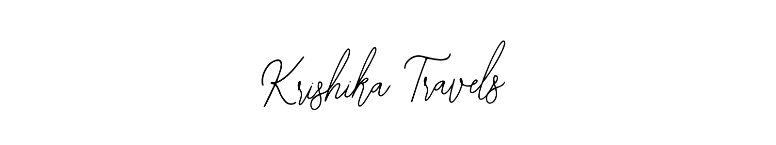 Create a beautiful signature design for name Krishika Travels. With this signature (Bearetta-2O07w) fonts, you can make a handwritten signature for free. Krishika Travels signature style 12 images and pictures png