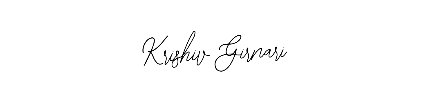 Use a signature maker to create a handwritten signature online. With this signature software, you can design (Bearetta-2O07w) your own signature for name Krishiv Girnari. Krishiv Girnari signature style 12 images and pictures png