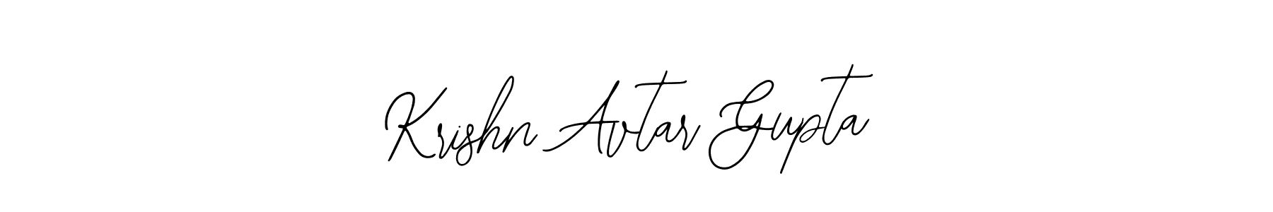 Also You can easily find your signature by using the search form. We will create Krishn Avtar Gupta name handwritten signature images for you free of cost using Bearetta-2O07w sign style. Krishn Avtar Gupta signature style 12 images and pictures png