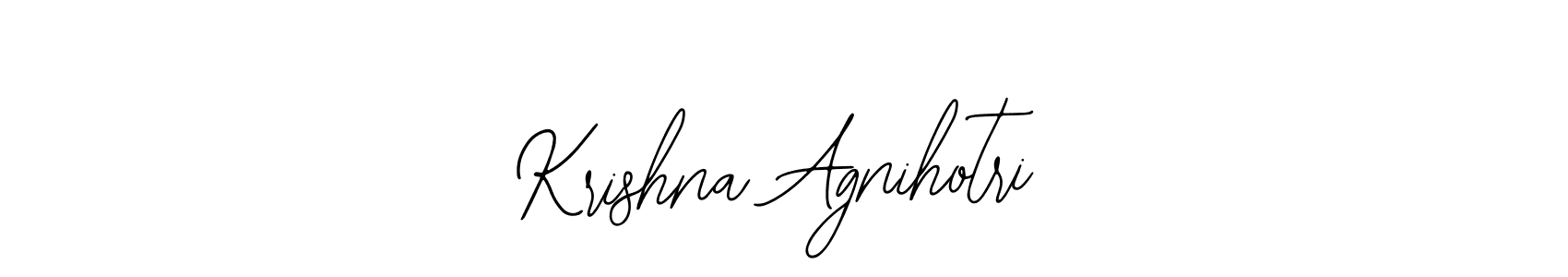 Similarly Bearetta-2O07w is the best handwritten signature design. Signature creator online .You can use it as an online autograph creator for name Krishna Agnihotri. Krishna Agnihotri signature style 12 images and pictures png