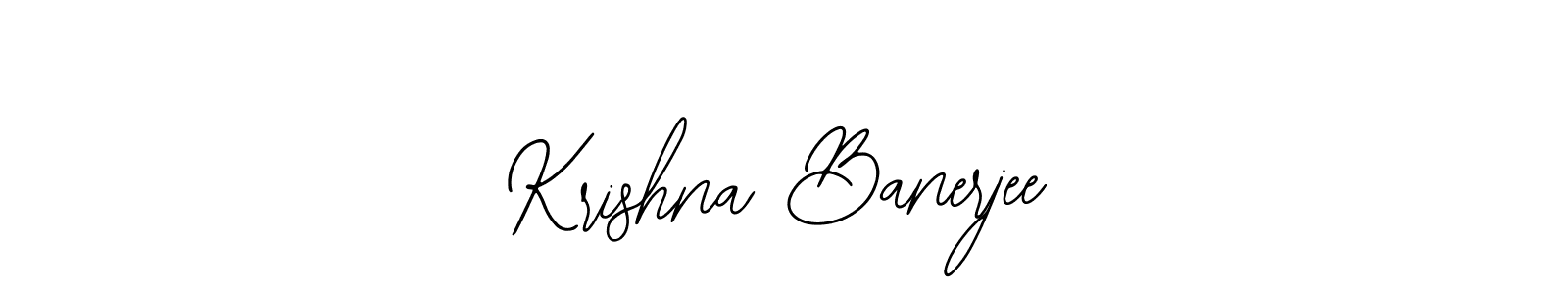 Design your own signature with our free online signature maker. With this signature software, you can create a handwritten (Bearetta-2O07w) signature for name Krishna Banerjee. Krishna Banerjee signature style 12 images and pictures png