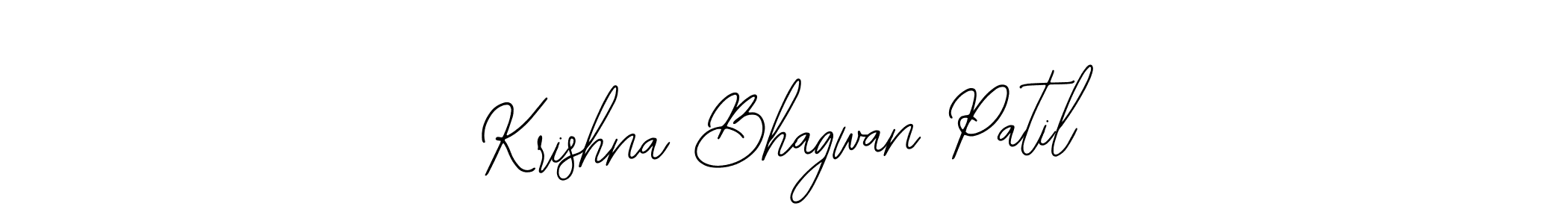The best way (Bearetta-2O07w) to make a short signature is to pick only two or three words in your name. The name Krishna Bhagwan Patil include a total of six letters. For converting this name. Krishna Bhagwan Patil signature style 12 images and pictures png