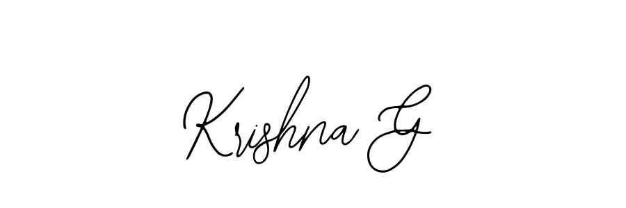 How to Draw Krishna G signature style? Bearetta-2O07w is a latest design signature styles for name Krishna G. Krishna G signature style 12 images and pictures png