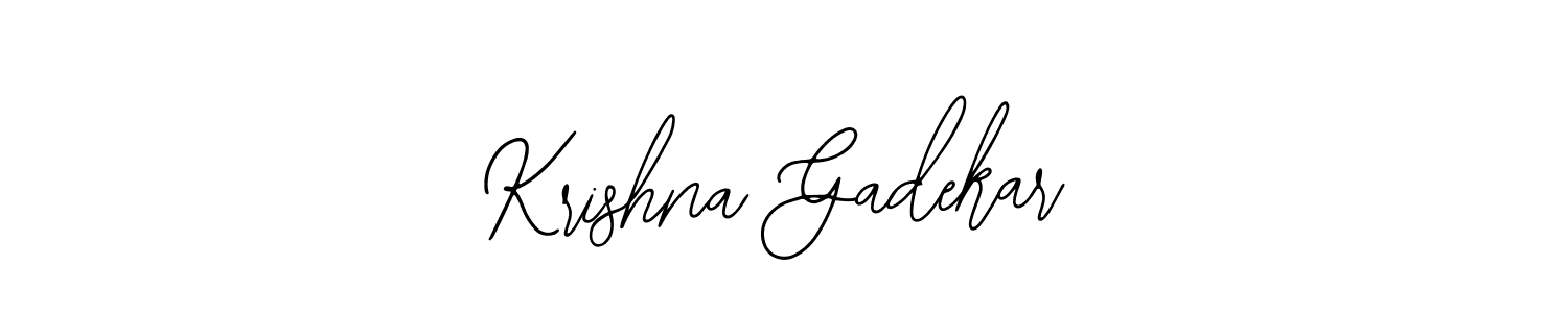 Also we have Krishna Gadekar name is the best signature style. Create professional handwritten signature collection using Bearetta-2O07w autograph style. Krishna Gadekar signature style 12 images and pictures png