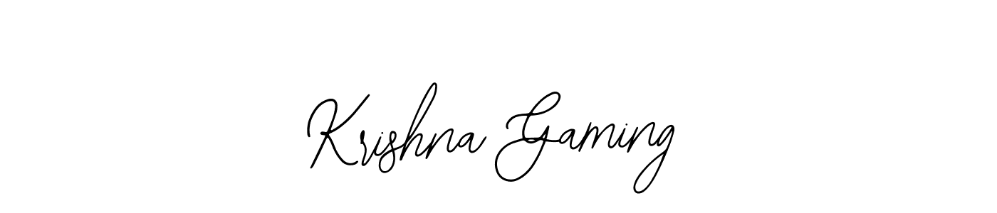 You should practise on your own different ways (Bearetta-2O07w) to write your name (Krishna Gaming) in signature. don't let someone else do it for you. Krishna Gaming signature style 12 images and pictures png