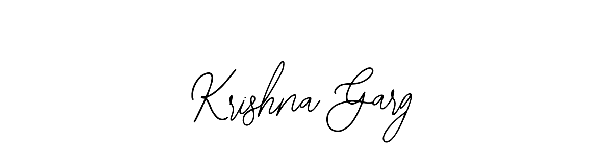 Create a beautiful signature design for name Krishna Garg. With this signature (Bearetta-2O07w) fonts, you can make a handwritten signature for free. Krishna Garg signature style 12 images and pictures png