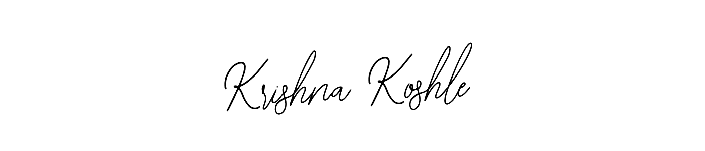Make a short Krishna Koshle signature style. Manage your documents anywhere anytime using Bearetta-2O07w. Create and add eSignatures, submit forms, share and send files easily. Krishna Koshle signature style 12 images and pictures png