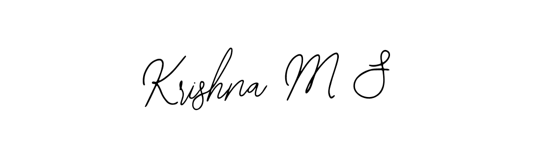 Make a beautiful signature design for name Krishna M S. With this signature (Bearetta-2O07w) style, you can create a handwritten signature for free. Krishna M S signature style 12 images and pictures png