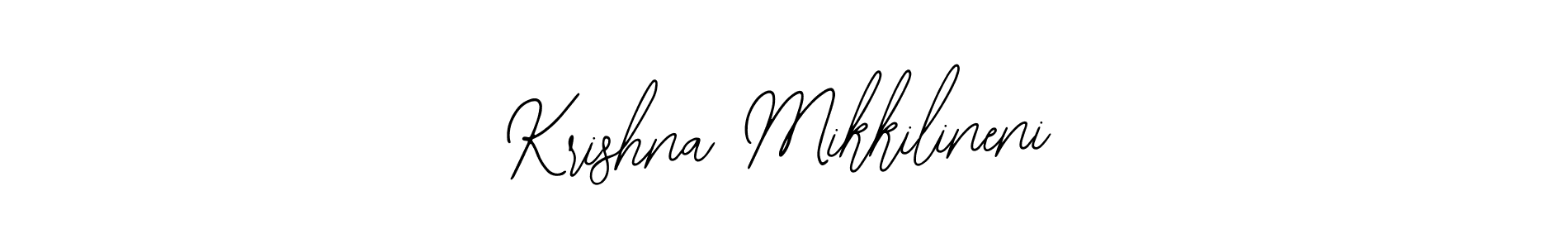 Make a beautiful signature design for name Krishna Mikkilineni. With this signature (Bearetta-2O07w) style, you can create a handwritten signature for free. Krishna Mikkilineni signature style 12 images and pictures png