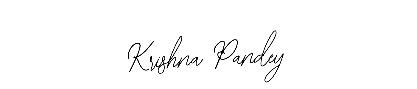 Similarly Bearetta-2O07w is the best handwritten signature design. Signature creator online .You can use it as an online autograph creator for name Krishna Pandey. Krishna Pandey signature style 12 images and pictures png