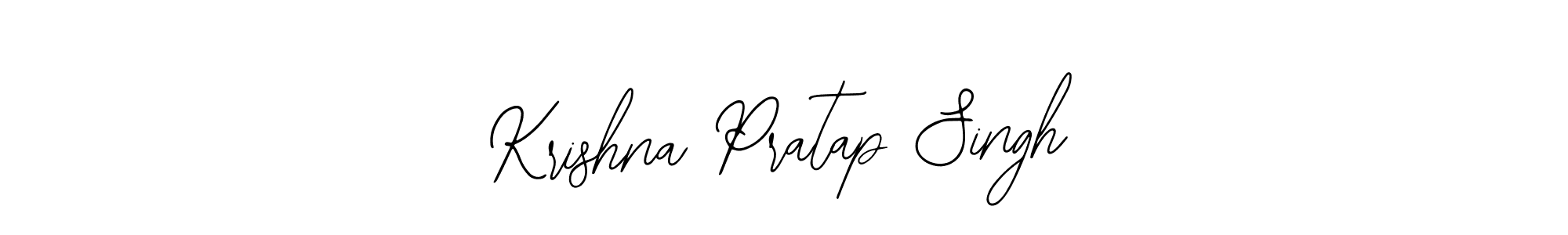 The best way (Bearetta-2O07w) to make a short signature is to pick only two or three words in your name. The name Krishna Pratap Singh include a total of six letters. For converting this name. Krishna Pratap Singh signature style 12 images and pictures png