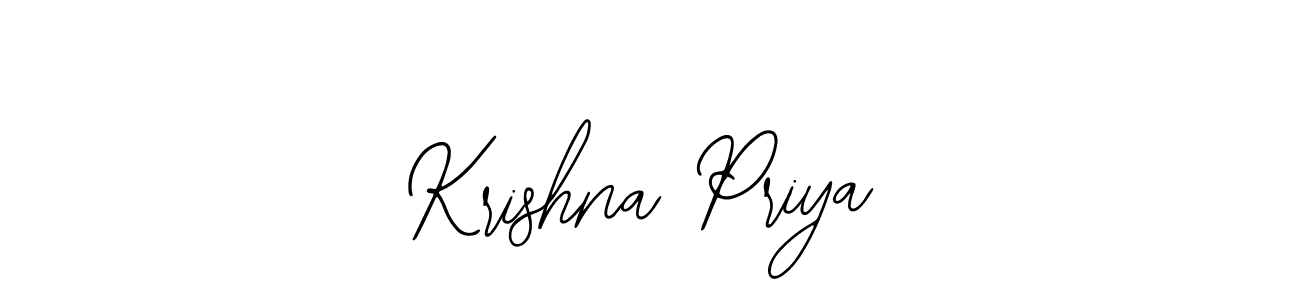 Design your own signature with our free online signature maker. With this signature software, you can create a handwritten (Bearetta-2O07w) signature for name Krishna Priya. Krishna Priya signature style 12 images and pictures png