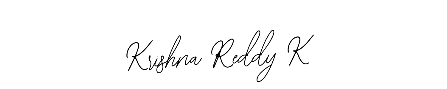 You can use this online signature creator to create a handwritten signature for the name Krishna Reddy K. This is the best online autograph maker. Krishna Reddy K signature style 12 images and pictures png