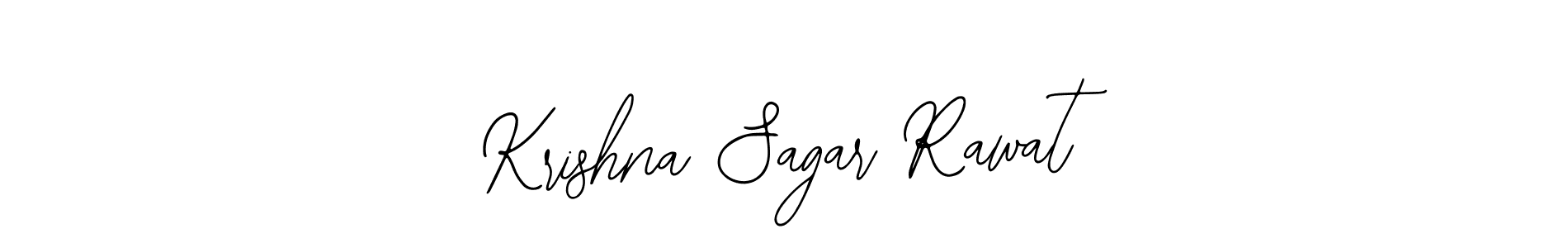 Also You can easily find your signature by using the search form. We will create Krishna Sagar Rawat name handwritten signature images for you free of cost using Bearetta-2O07w sign style. Krishna Sagar Rawat signature style 12 images and pictures png