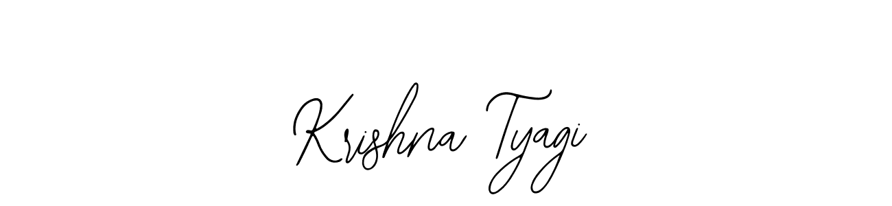 Also You can easily find your signature by using the search form. We will create Krishna Tyagi name handwritten signature images for you free of cost using Bearetta-2O07w sign style. Krishna Tyagi signature style 12 images and pictures png