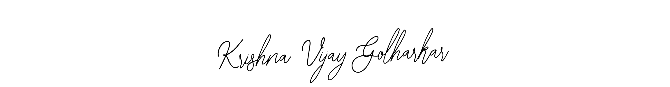 You can use this online signature creator to create a handwritten signature for the name Krishna Vijay Golharkar. This is the best online autograph maker. Krishna Vijay Golharkar signature style 12 images and pictures png