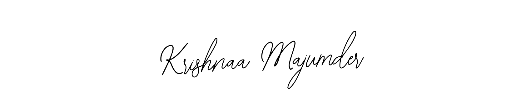 Create a beautiful signature design for name Krishnaa Majumder. With this signature (Bearetta-2O07w) fonts, you can make a handwritten signature for free. Krishnaa Majumder signature style 12 images and pictures png