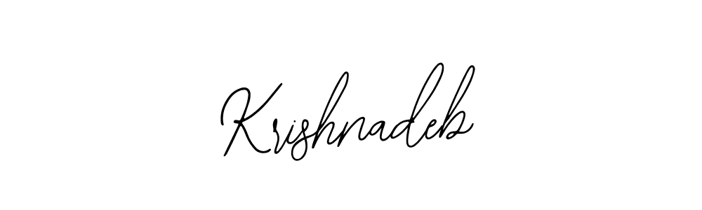Also we have Krishnadeb name is the best signature style. Create professional handwritten signature collection using Bearetta-2O07w autograph style. Krishnadeb signature style 12 images and pictures png
