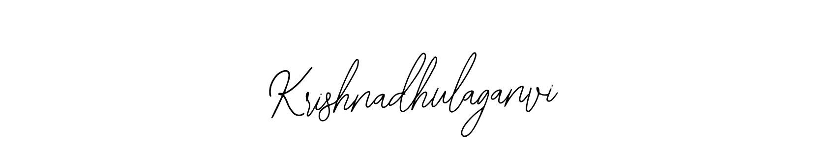 Create a beautiful signature design for name Krishnadhulaganvi. With this signature (Bearetta-2O07w) fonts, you can make a handwritten signature for free. Krishnadhulaganvi signature style 12 images and pictures png