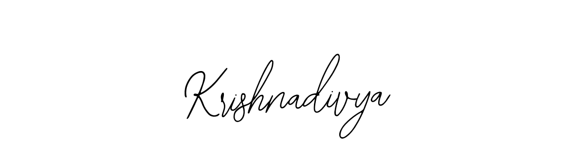 Krishnadivya stylish signature style. Best Handwritten Sign (Bearetta-2O07w) for my name. Handwritten Signature Collection Ideas for my name Krishnadivya. Krishnadivya signature style 12 images and pictures png