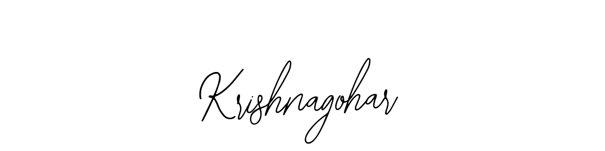 Make a beautiful signature design for name Krishnagohar. With this signature (Bearetta-2O07w) style, you can create a handwritten signature for free. Krishnagohar signature style 12 images and pictures png