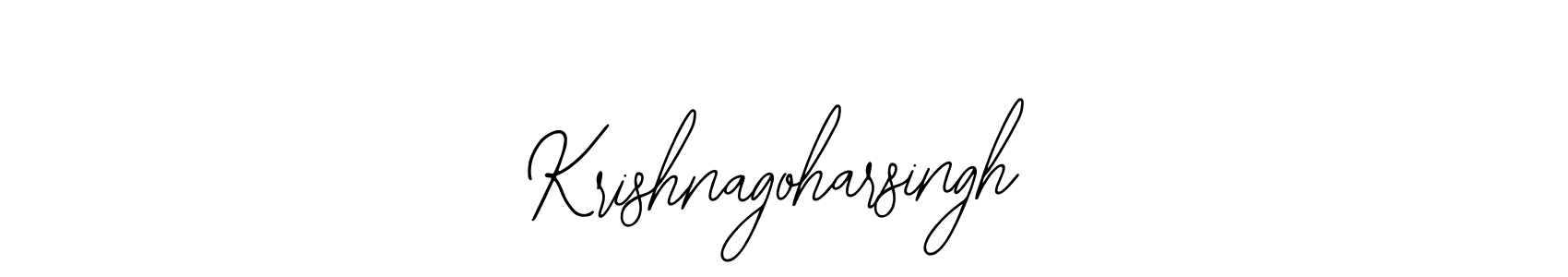 Also we have Krishnagoharsingh name is the best signature style. Create professional handwritten signature collection using Bearetta-2O07w autograph style. Krishnagoharsingh signature style 12 images and pictures png