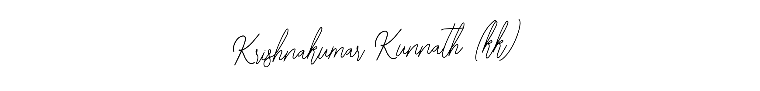 How to make Krishnakumar Kunnath (kk) signature? Bearetta-2O07w is a professional autograph style. Create handwritten signature for Krishnakumar Kunnath (kk) name. Krishnakumar Kunnath (kk) signature style 12 images and pictures png