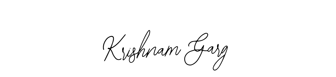 Make a beautiful signature design for name Krishnam Garg. Use this online signature maker to create a handwritten signature for free. Krishnam Garg signature style 12 images and pictures png