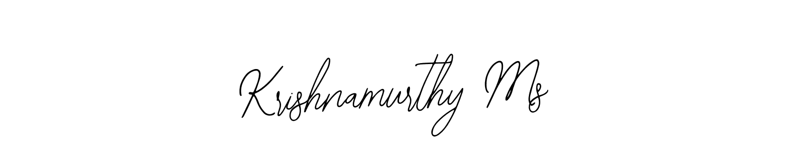 Make a beautiful signature design for name Krishnamurthy Ms. With this signature (Bearetta-2O07w) style, you can create a handwritten signature for free. Krishnamurthy Ms signature style 12 images and pictures png